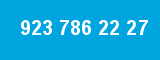 923 786 22 27